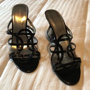 Calvin Klein Black Patent Leather 4” Heel